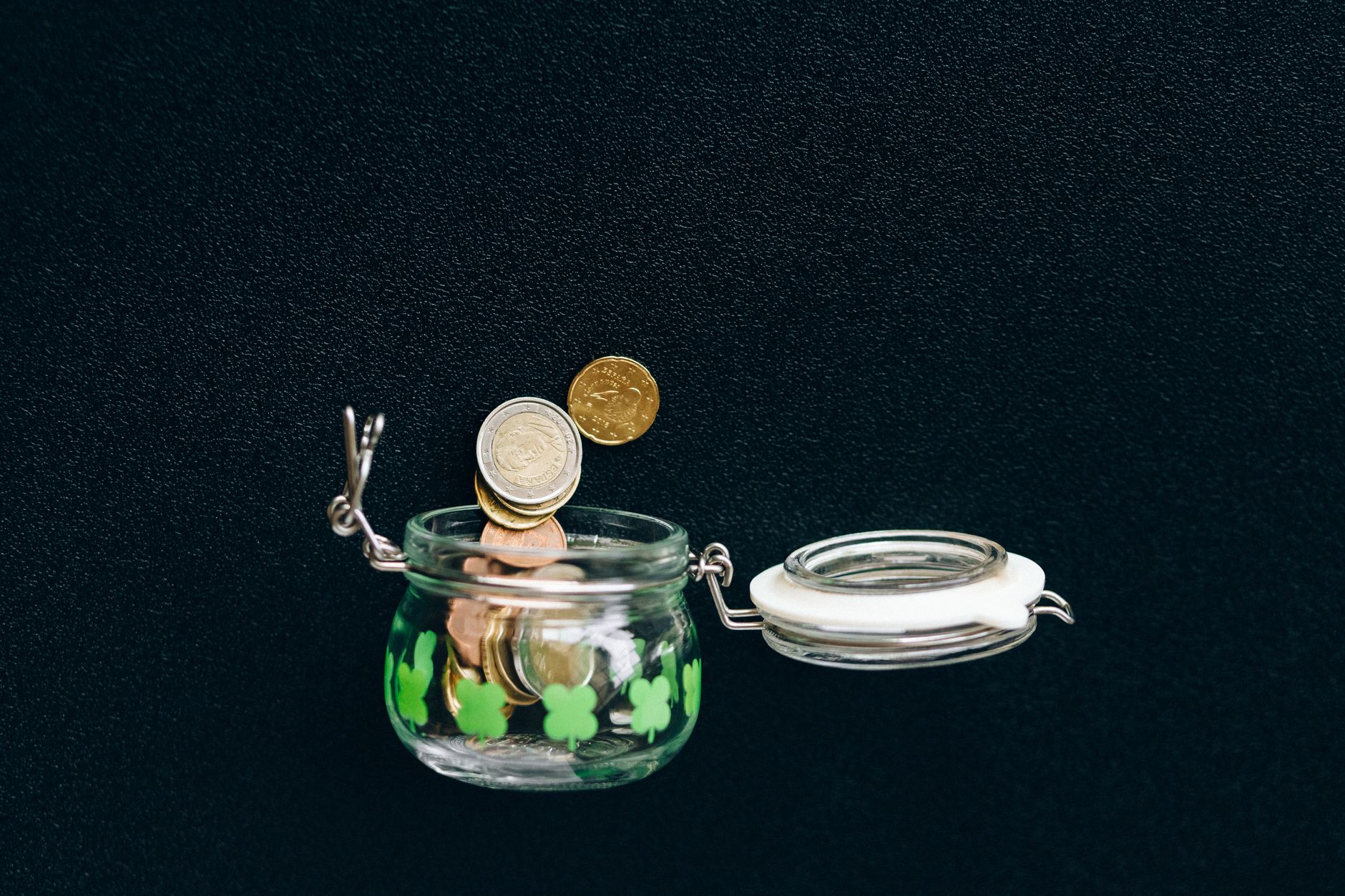 Savings Jar Coins Money